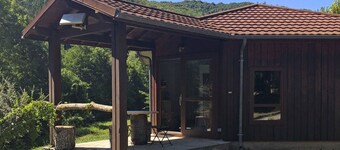 Chalet Soie in the Cévennes with terrace