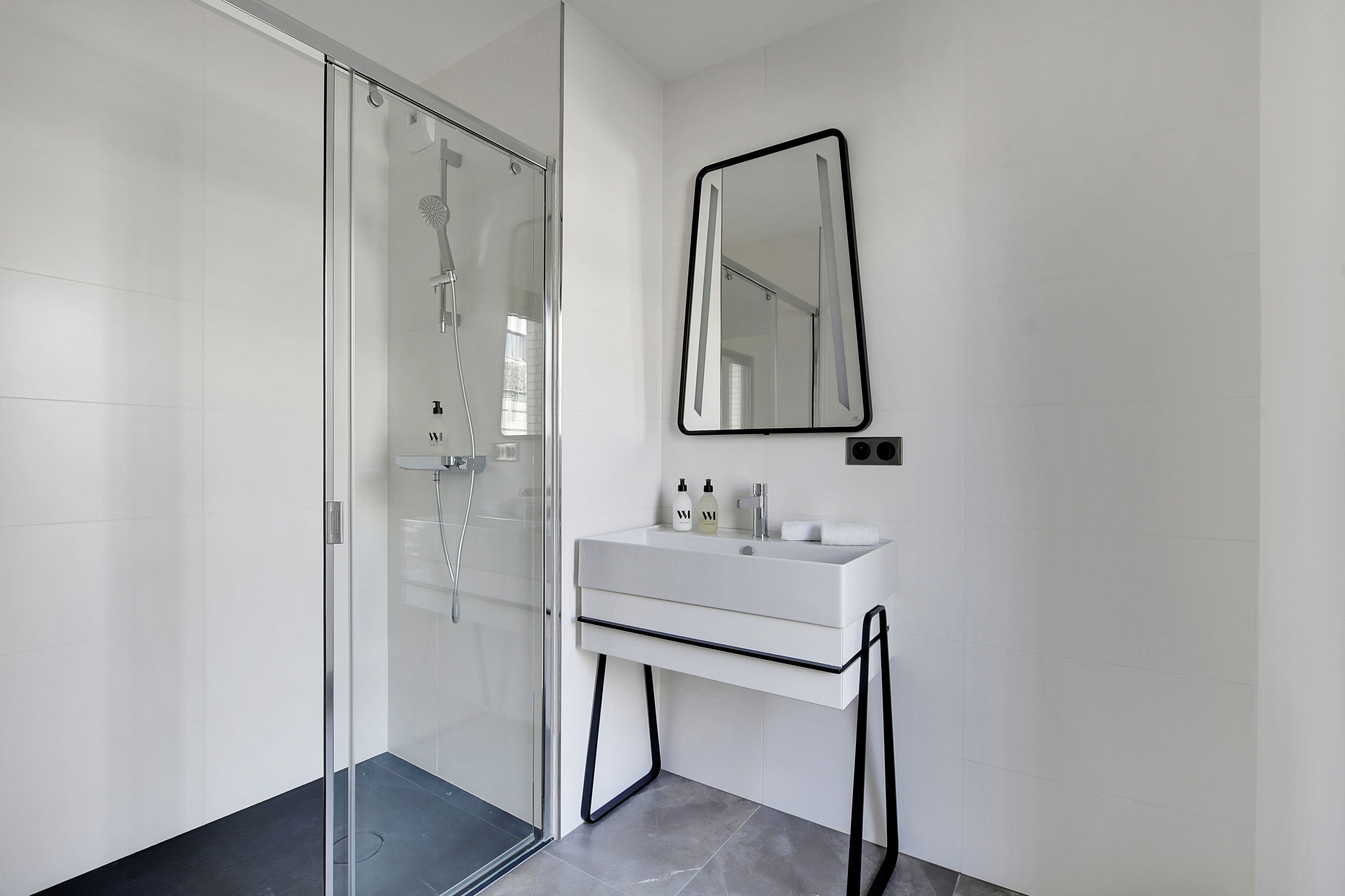 apartment (apartment with shower) | bathroom | designer toiletries, hair dryer, bathrobes, slippers