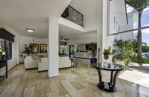 Deluxe Villa | Living area | 32-inch flat-screen TV with cable channels, TV - Amazing Private Villa with Chef & Maids (Punta Cana)