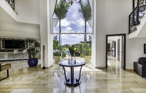 Deluxe Villa | Living area | 32-inch flat-screen TV with cable channels, TV - Amazing Private Villa with Chef & Maids (Punta Cana)