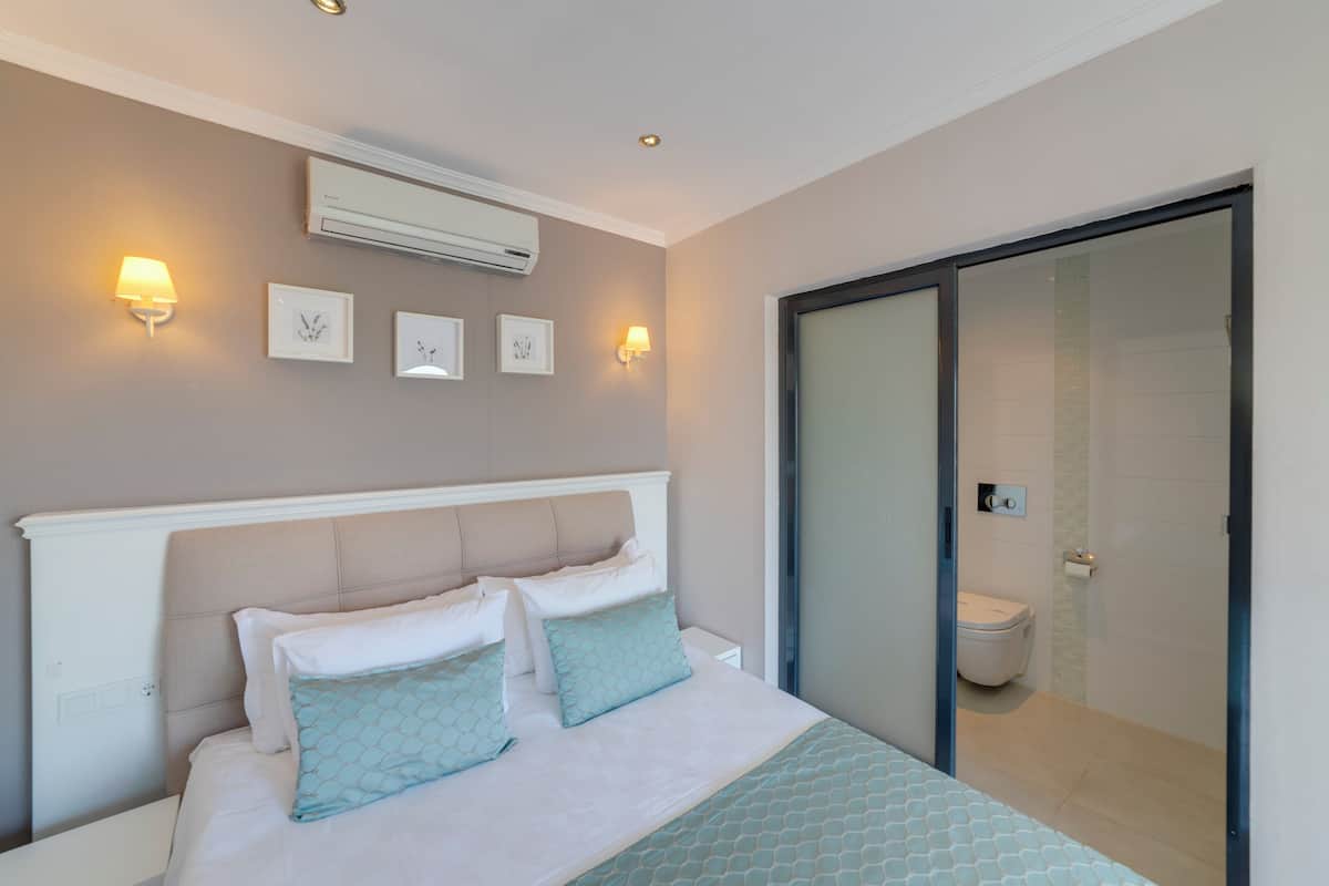 1 hálószoba, minibár (részben ingyenes) és széf a szobában