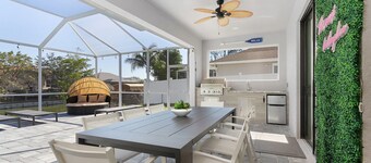 Modern 4BD/3BH Waterfront Home with Heated Pool and Golf Access and EV Charger