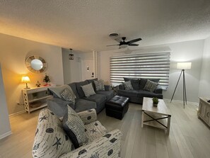 Smart TV, foosball, table tennis