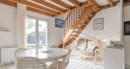 Maison fonctionnelle avec terrasse proche mer