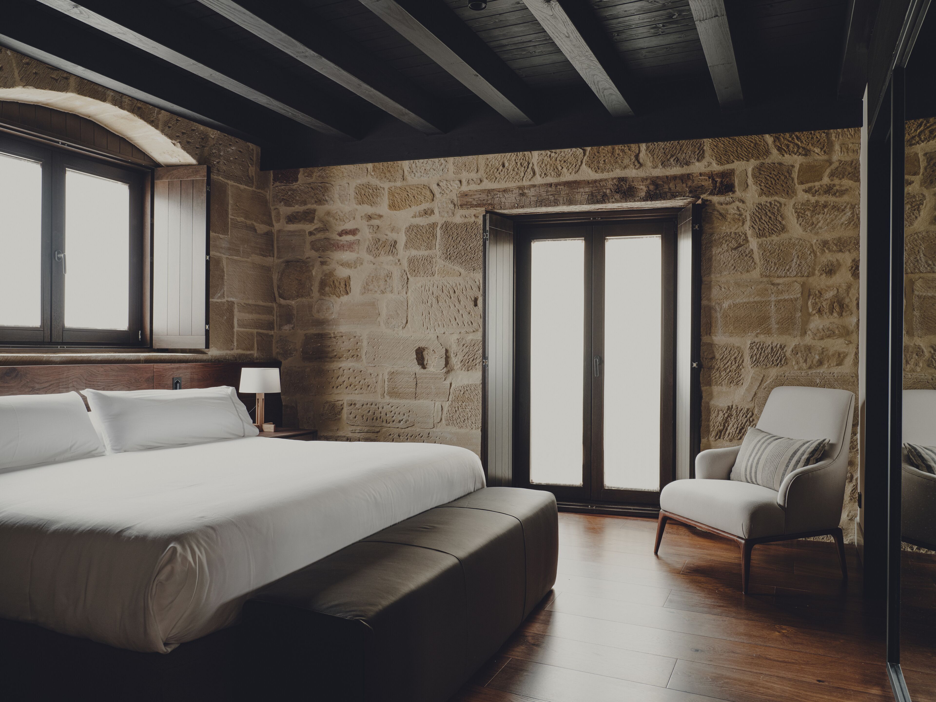 Premium bedding, down duvets, memory-foam beds, minibar