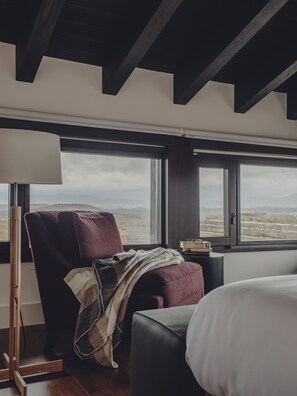 Junior Studio Suite, 1 King Bed, Non Smoking, Vineyard View | Premium bedding, down comforters, memory foam beds, minibar - Santa María Briones (Briones)