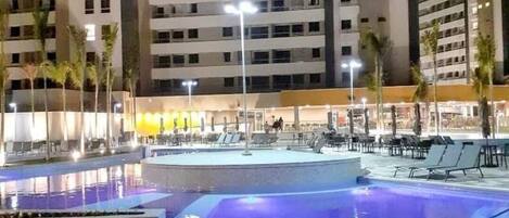 Indoor pool, outdoor pool