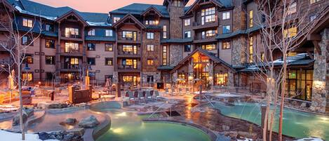 Indoor pool, outdoor pool