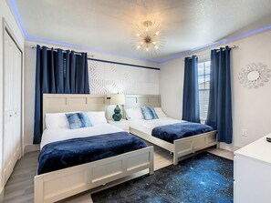 8 bedrooms, iron/ironing board, travel crib, free WiFi