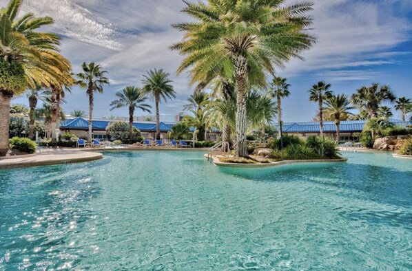 Außenpool, beheizter Pool