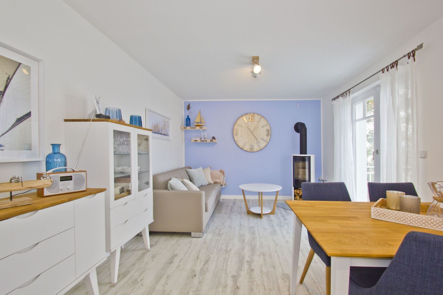 Moderne Ferienwohnung Mit Balkon, Meerblick - Ferienresidenz Zwei Boddenfewo 1-3 - Lietzow