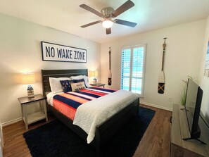 5 chambres, fer et planche à repasser, accès au Wi-Fi (inclus)