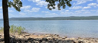 Perfect family sized lakefront home! Enjoy Greer’s Ferry lake from the backyard.