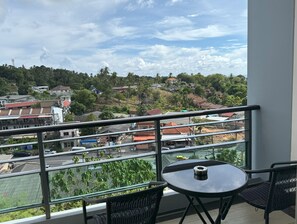 Suite estudio Confort, 1 cama de matrimonio | Balcón