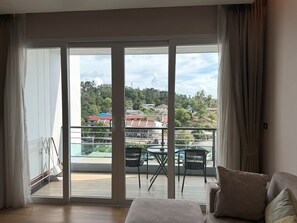 Comfort-Studiosuite, 1 Queen-Bett | Balkon