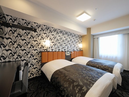 Standard Twin Room | Free WiFi. APA Hotel Beppu Ekimae