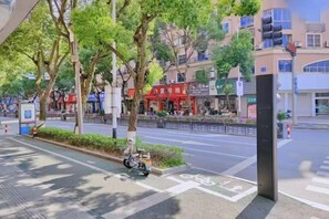 Blick von der Unterkunft