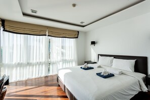 อพาร์ทเมนท์สำหรับครอบครัว, 2 ห้องนอน | 2 ห้องนอน, ตู้นิรภัยในห้องพัก, ห้องพักต  กแต่งอย่างมีเอกลักษณ์