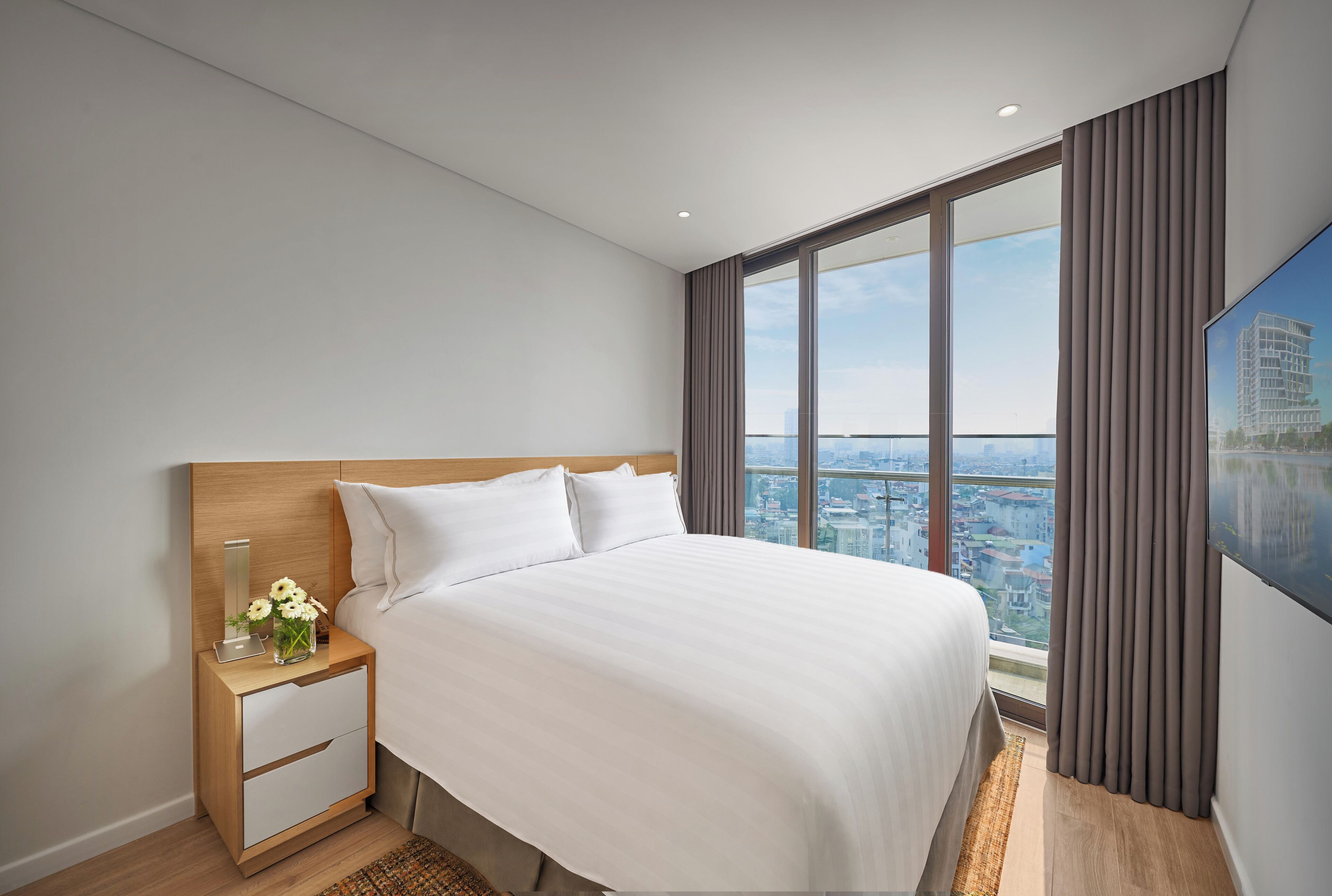 Free minibar items, in-room safe, individually decorated
