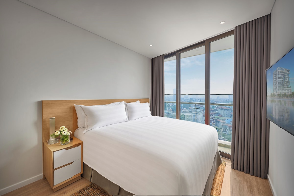 Quarto premier, 1 quarto | Frigobar (abastecido com alguns itens grátis), cofres nos quartos