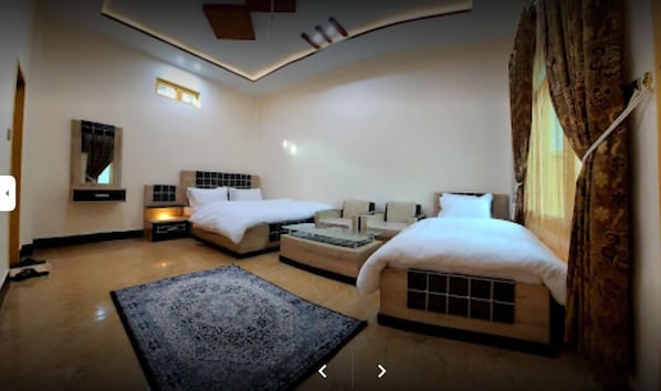 Standard Triple Room | Free WiFi, bed sheets - Holiday Resort Hotel kalam (Swat)