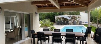 5 bedroom private vacation home in carqueiranne