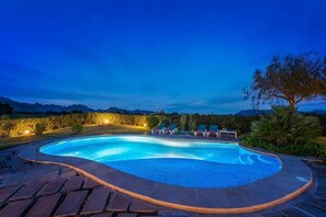 Alberca al aire libre 