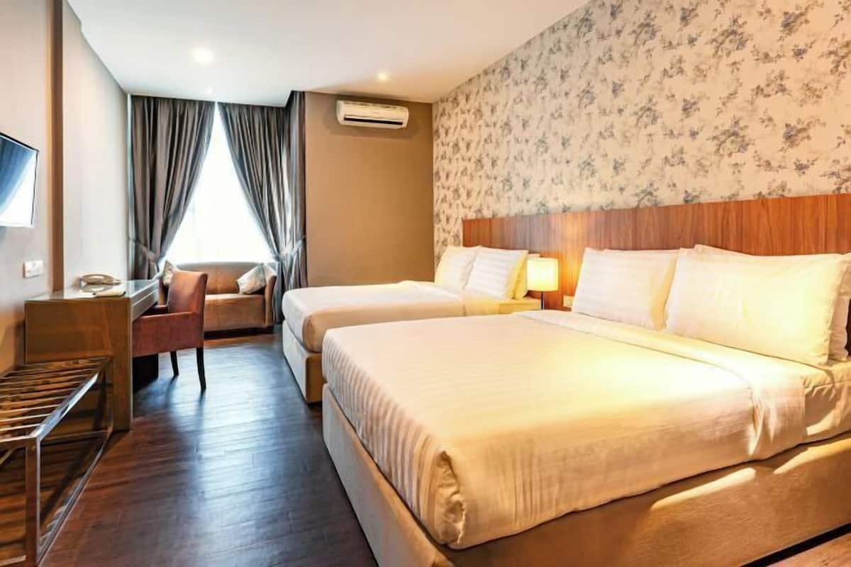 1 chambre, couette en duvet d'oie, coffres-forts dans les chambres