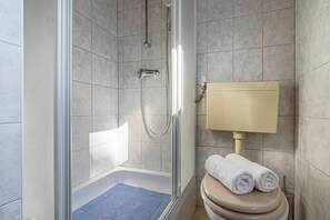 Family House, Multiple Bedrooms, 2 Bathrooms, Mountainside (Family Friendly House Marija) | Bathroom | Shower, hair dryer, bidet, towels