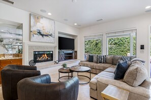 Smart TV, video games, foosball