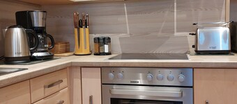 Freshly renovated former railroad station, detached and special