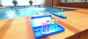 Indoor pool, a heated pool