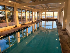 A heated pool - Year-Round River Escape with Beach & Indoor Heated Pool, Hot Tub and more! (Hague)