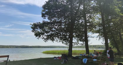 House on the lake right side 200 meters to the beach