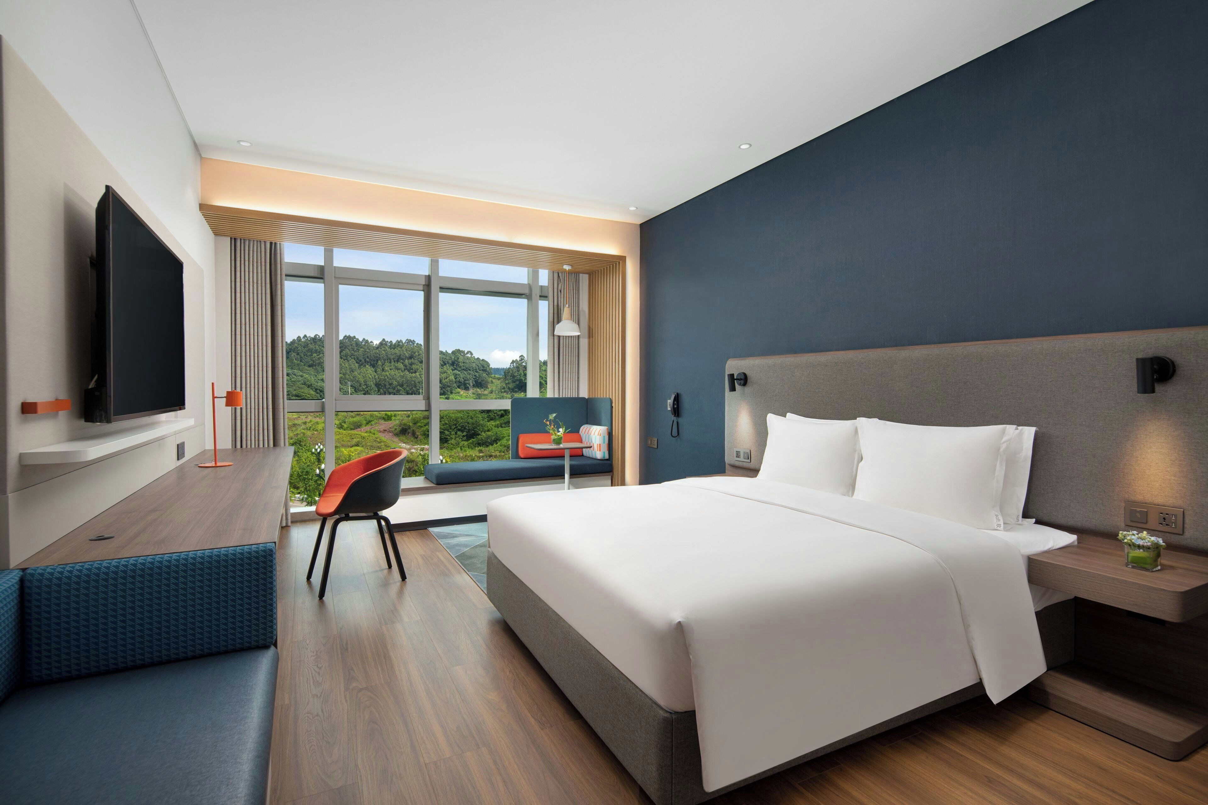 Habitación estándar, 1 cama de matrimonio grande, vistas al patio | Wifi gratis y ropa de cama