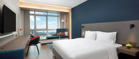 Standard Room, 2 Single Beds, City View | Free WiFi, bed sheets