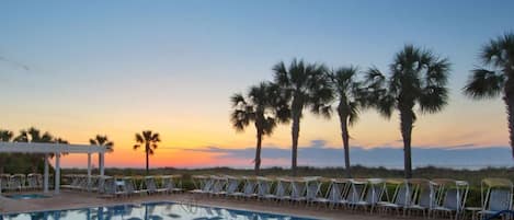 Indoor pool, outdoor pool