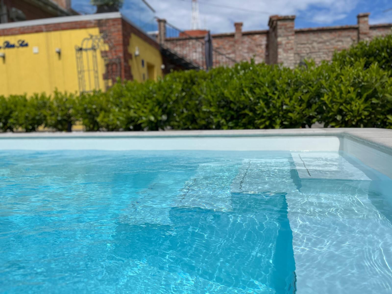 Piscine extérieure, piscine chauffée