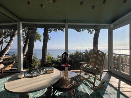 WATERFRONT Maine Historical Cottage with Separate Guest Cottage