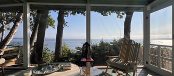 WATERFRONT Maine Historical Cottage with Separate Guest Cottage