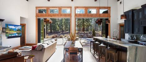 Maison, Plusieurs lits, foyer | Salle de séjour | Téléviseur, foyer