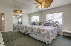 2 chambres, fer et planche à repasser, Wi-Fi, literie fournie