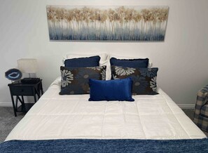 2 slaapkamers, een strijkplank/strijkijzer, wifi, beddengoed