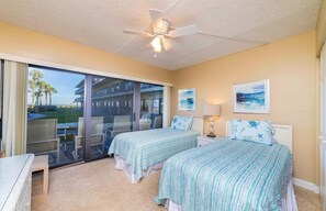 2 bedrooms, WiFi, bed sheets - Ground Level Ocean Vista at Ocean House 112 (St. Augustine)