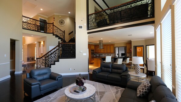 Grand House, 5 Bedrooms, Non Smoking | Living area | Flat-screen TV - 5Bdrm 3.5Bath 12Beds - HOME BIG AS TEXAS (Missouri City)