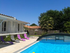 Pool - pleasant spacious villa of 150 m2 (BISCARROSSE)