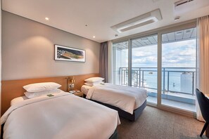 Deluxe Twin Ocean | Free WiFi, bed sheets - Lavide Atlan Hotel 2 (Busan)