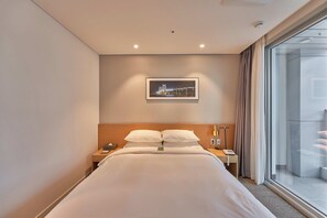 Deluxe Double Half Ocean | Free WiFi, bed sheets - Lavide Atlan Hotel 2 (Busan)