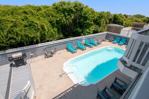 Pool - OCEANFRONT, Theater, Rec Room, Ocean Views, Pool! OL76, Corollabunga (Corolla)