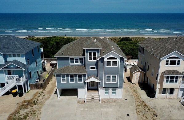 Exterior - OCEANFRONT, Theater, Rec Room, Ocean Views, Pool! OL76, Corollabunga (Corolla)